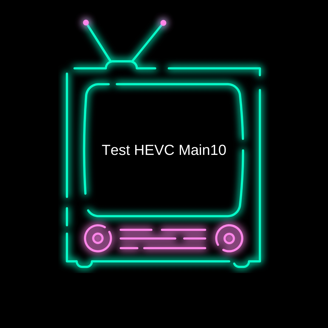 Attenzione All Immagine Sul Tv Con Cartello Test Hevc Main 10 Tesser Antenne