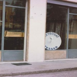 Tesser Antenne storia. La vetrina di Tesser Antenne a Treviso