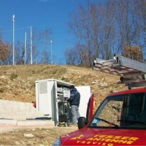 Tesser Antenne storia. Hiperlan, Bts realizzate interamente in azienda sia per la parte edile che elettrica.