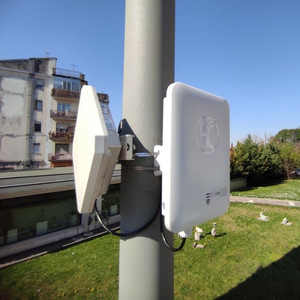 Tesser Antenne in installazione impianto di diffusione internet progetto Europeo Wifi4eu