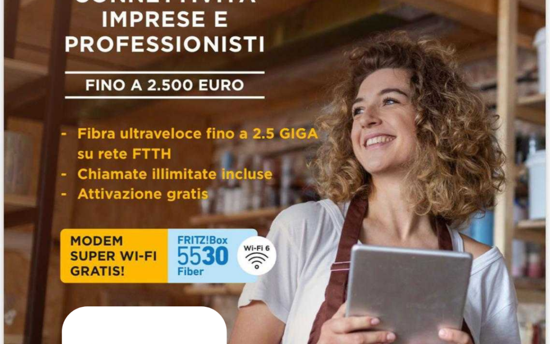 VOUCHER INTERNET IMPRESE TISCALI 0€