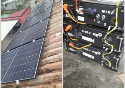 Impianto fotovoltaico da 3 kW con accumulo da 2,8 kW zona Treviso Tv. Dicembre 2022