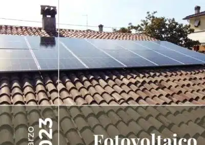 Impianto fotovoltaico da 5,32kWp. Montebelluna Tv. Marzo 2023