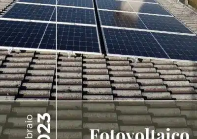 Impianto fotovoltaico da 3kWp. Casier Tv. Febbraio 2023