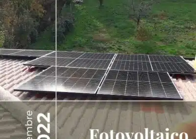Impianto fotovoltaico da 6kWp. Montebelluna - Tv. Novembre 2022