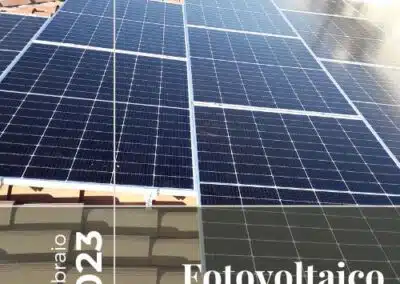 Impianto fotovoltaico da 6kWp con accumulo da 9,6 kWh. Villorba TV. Febbraio 2023