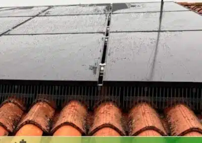 Impianto fotovoltaico, da 6 kWp con accumulo da 11,6 kWh, ottimizzatori e rete anti piccione a Noale, VE. Novembre 2024